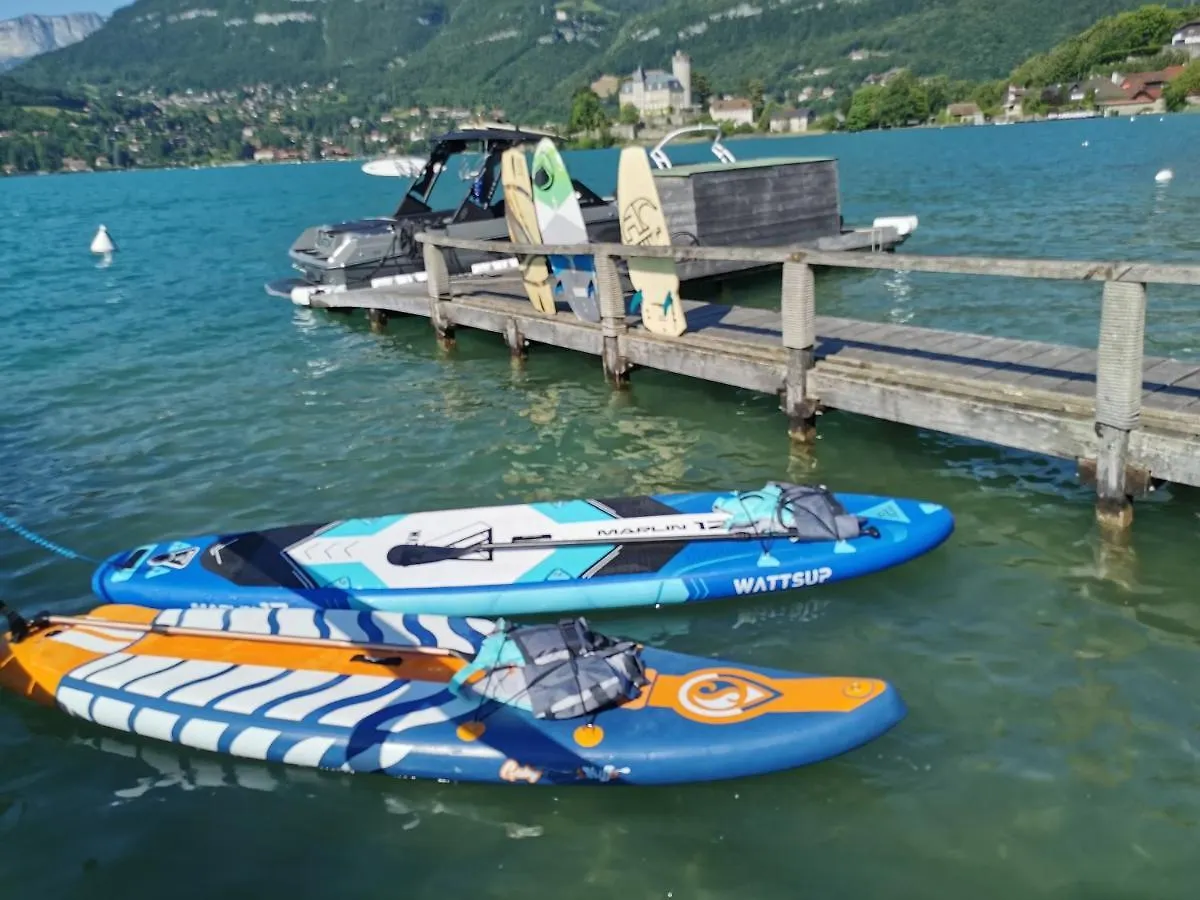 La Baie Des Voiles ,Vue Lac D'Annecy ,Plage Privee Duingt 0*,  Frankreich